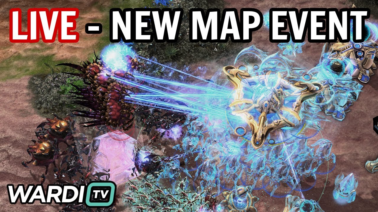 LIVE : WARDITV TLMC TOURNAMENT GROUP A - NEW MAPS! MAXPAX ROGUE CURE SPIRIT NICORACT [StarCraft 2]