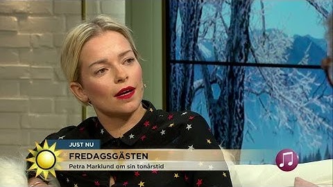 Petra Marklund: "Jag led av ätstörningar i många år i hemlighet" - Nyhetsmorgon (TV4)