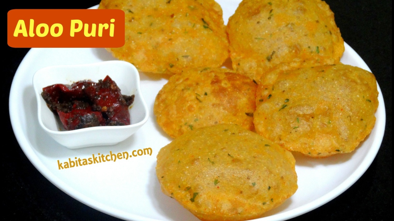Aloo puri Recipe Potato Poori Easy and Tasty Breakfast Recipe