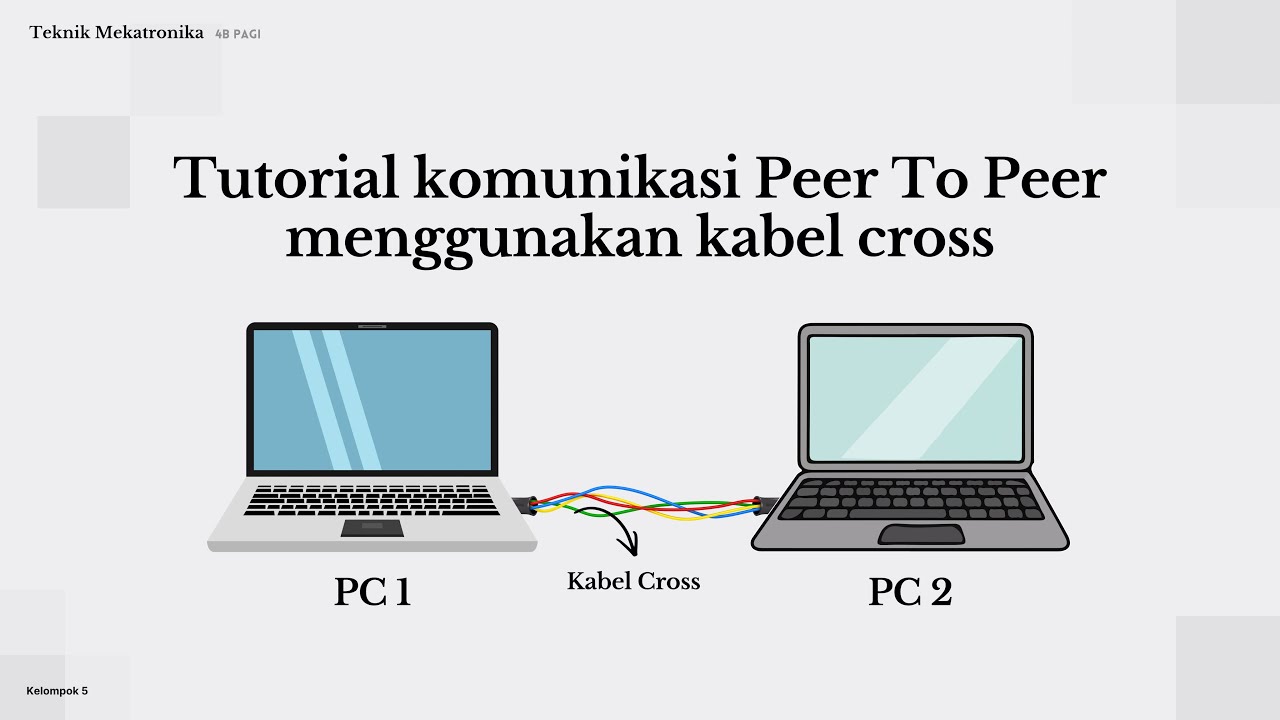 Tutorial sharing data Peer To Peer menggunakan kabel cross | Kelompok 5 ...