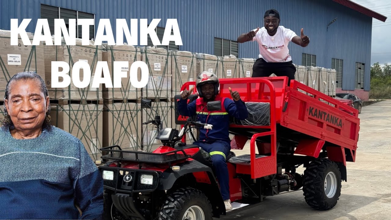 KANTANKA снова в деле! Встречайте новый квадроцикл Boafu, сделанный в Гане.