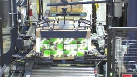 Lantech S2500 Automatic Stretch Wrapper With Edgeboard Applicator