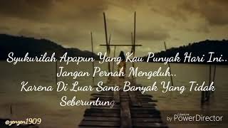 Status wa. Jangan lupa bersyukur