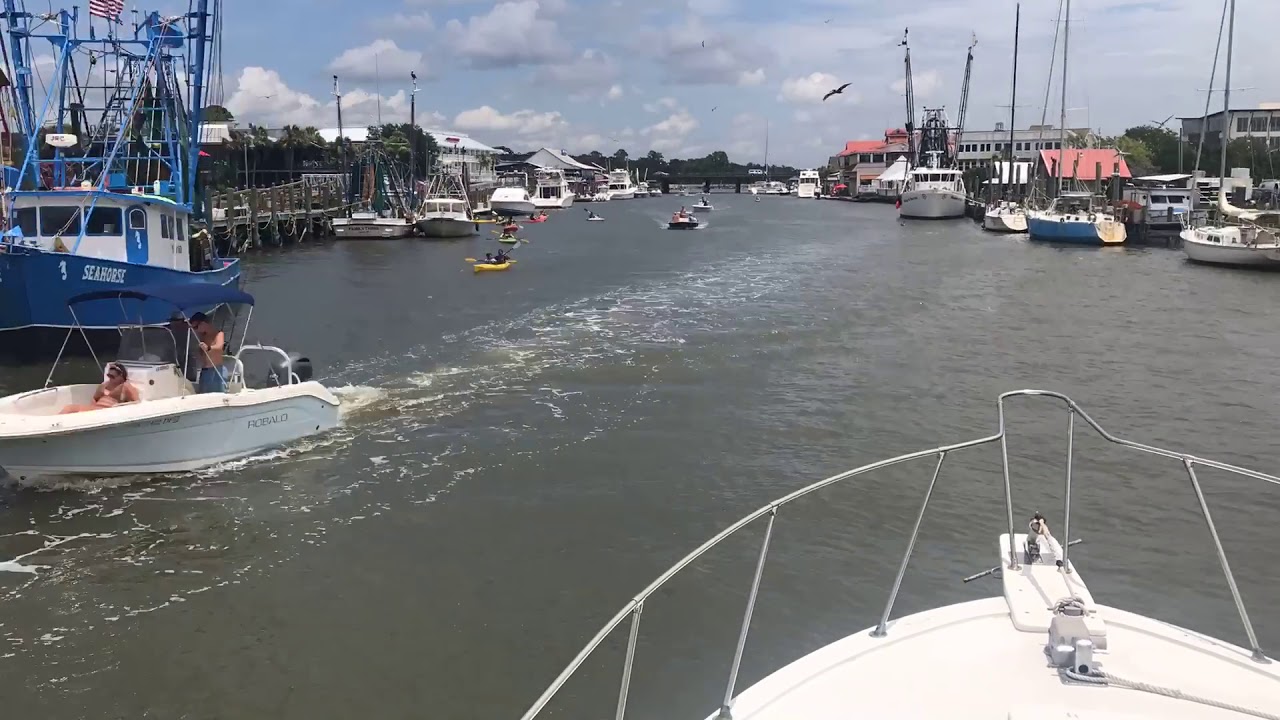 Shem Creek Charleston SC Boat Tour YouTube