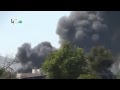 تصاعد ال**** جراء غارة للطيران