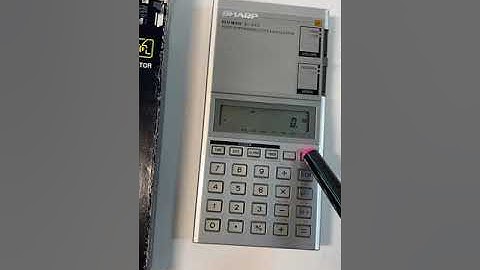 Sharp EL 640 calculator