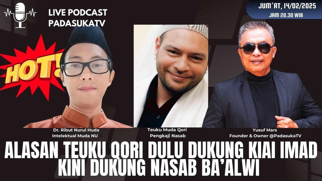 🔴Live: Alasan Teuku Qori, Dulu Dukung Kiai Imad Kini Dukung Nasab Ba’alwi