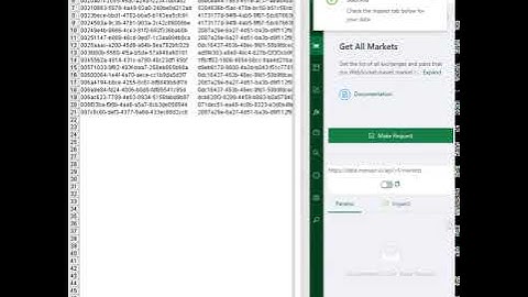 Get Messari data in Excel and Google Sheets - Get All Markets