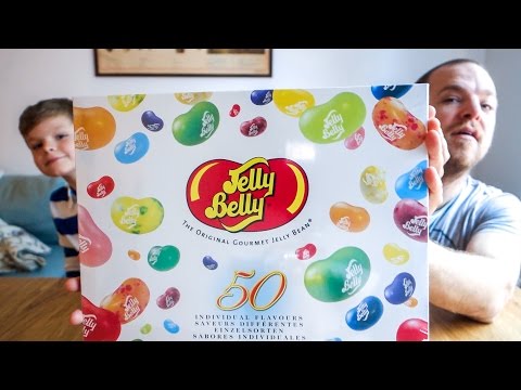 Johan & Ludvig testar 50 sorters Jelly Beans från Jelly Belly