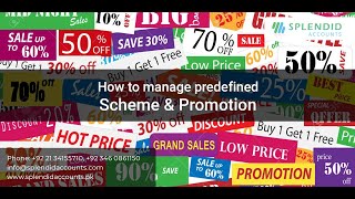 How to manage predefined Scheme and Promotion in Splendid Accounts screenshot 2