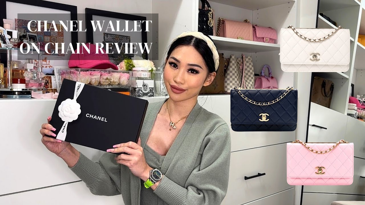 CHANEL Review  Chanel Wallet on Chain Bag Trendy CC + $$PRICES!! 