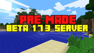 Minecraft pre-made beta 1.7.3 bukkit server | Play beta with your friends!