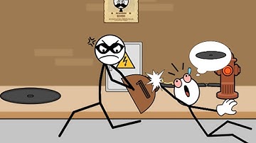 Thief Puzzle(1.2.3.4) - Stickman Brain Puzzle Game - Collection - Android Gameplay Walkthrough