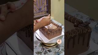 Rectangle Shape Chocolate Cake Design? cakeshorts shortvideo cakeideas dailyshorts