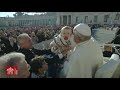 Audience générale 8 novembre 2023, Pape François