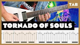 Megadeth - Tornado of Souls - Guitar Tab | Lesson | Cover | Tutorial Resimi