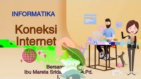 Koneksi Internet|| Jaringan Komputer dan Internet|| Mapel Informatika kelas 7|| animasi Doratoon