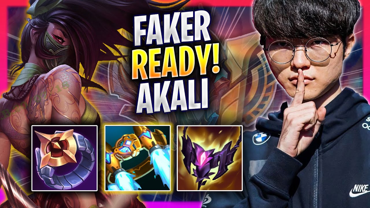 FAKER IS READY TO PLAY AKALI! - T1 Faker Plays Akali MID vs Leblanc ...