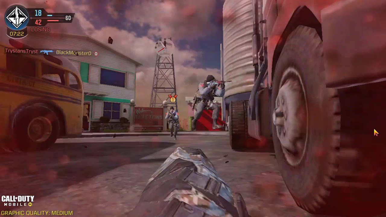 Call of Duty Mobile GUN Game Team Fight NukeTown YouTube