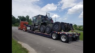 Дальнобой США. Обзор и разгрузка, OSHKOSH M1070.