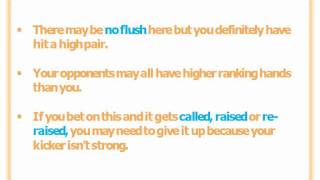 Texas holdem poker rule on flush hand ...