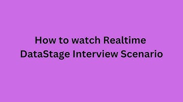 How to watch Realtime DataStage Interview Scenario Videos | Membership Plan unlock @+91 937 936 5515