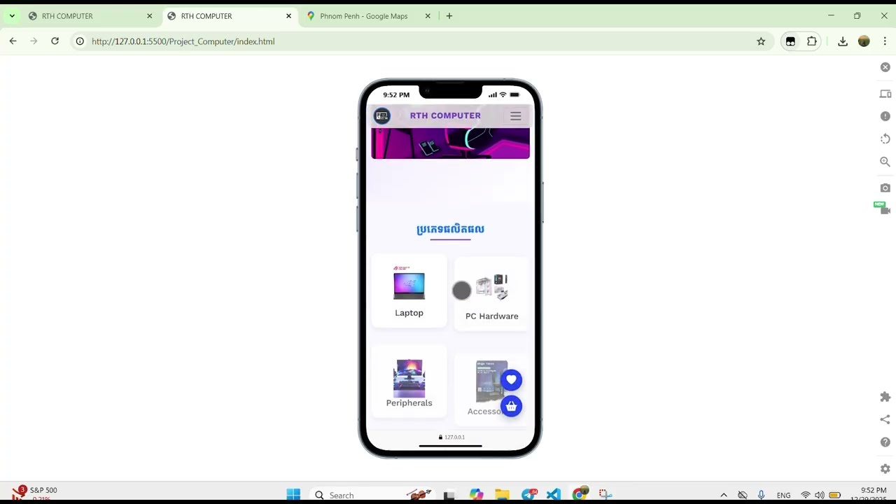 Project of the Student leaning website With TechZone Center