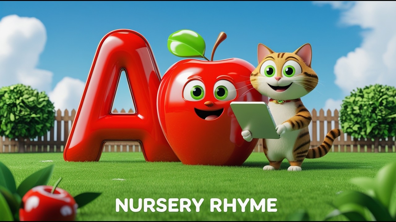 ABC Song 🅰️🍏😊📚| Alphabet Song | ABC for Kids | Nursery Rhymes & Baby ...