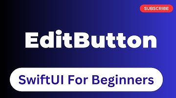 EditButton | SwiftUI | Episode 33