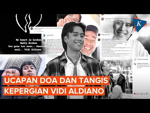 Vidi Aldiano Meninggal Dunia, Tangis dan Doa Sahabat Artis Banjiri Media Sosial