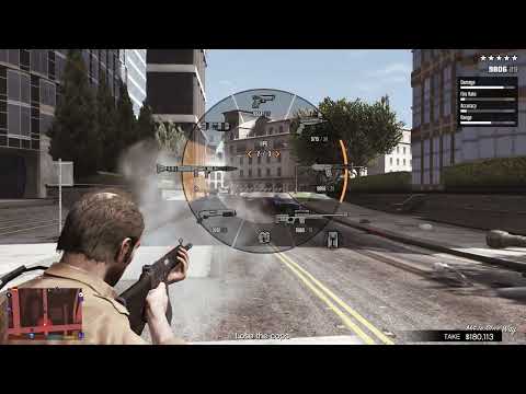 GTA 5 - Trevor Gang War Rampage: Marabunta Drive-By, Cargo Raid & Vagos Heist +10 Star Escape