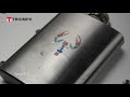 Flagon 30w color Fiber laser marking machine MOPA