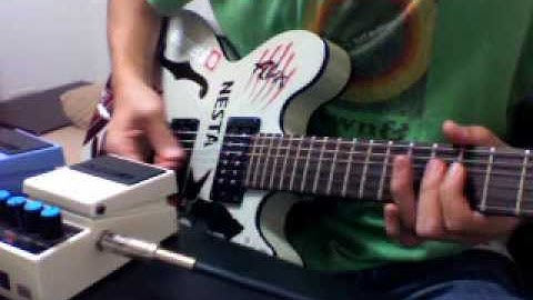 Intro Guitar Riff to "The Adventure" - Angels & Airwaves (Guitar Cover by Ken Tsuruta)