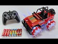 Unboxing RC Stunt Off-Road Vehicle, Electric Rotate Sports Car,Banana Model RC Car,Police Car