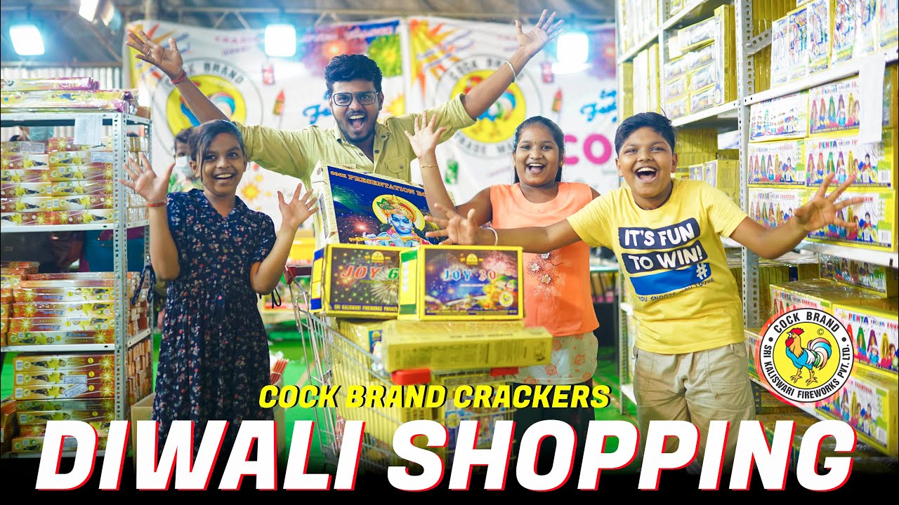 Exclusive Diwali Crackers Shopping at Cock Brand, Kattupakkam" Direct