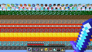 Minecraft Manhunt but the world is in layers..