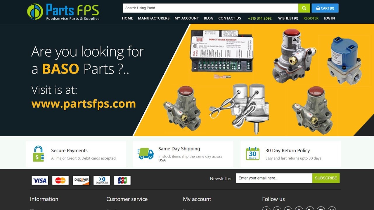 Buy BASO PARTS | BASO REPLACEMENT PARTS -Order now at PartsFPS