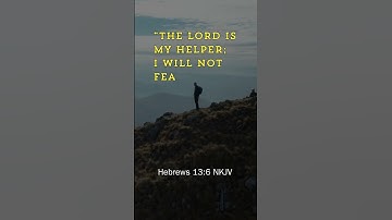 Thumbnail of Hebrews 13:6 NKJV - Boldly Say