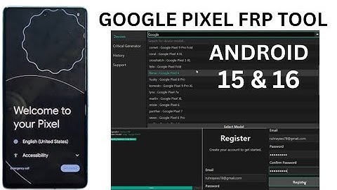 Google Pixel Frp Tool 2025 | Google Pixel Reset Screen Lock Frp Bootloader Lock N Unlock OS 15 & 16