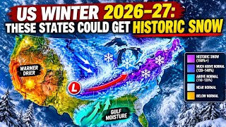 US Winter 2026–27: These States Could Get Historic Snow