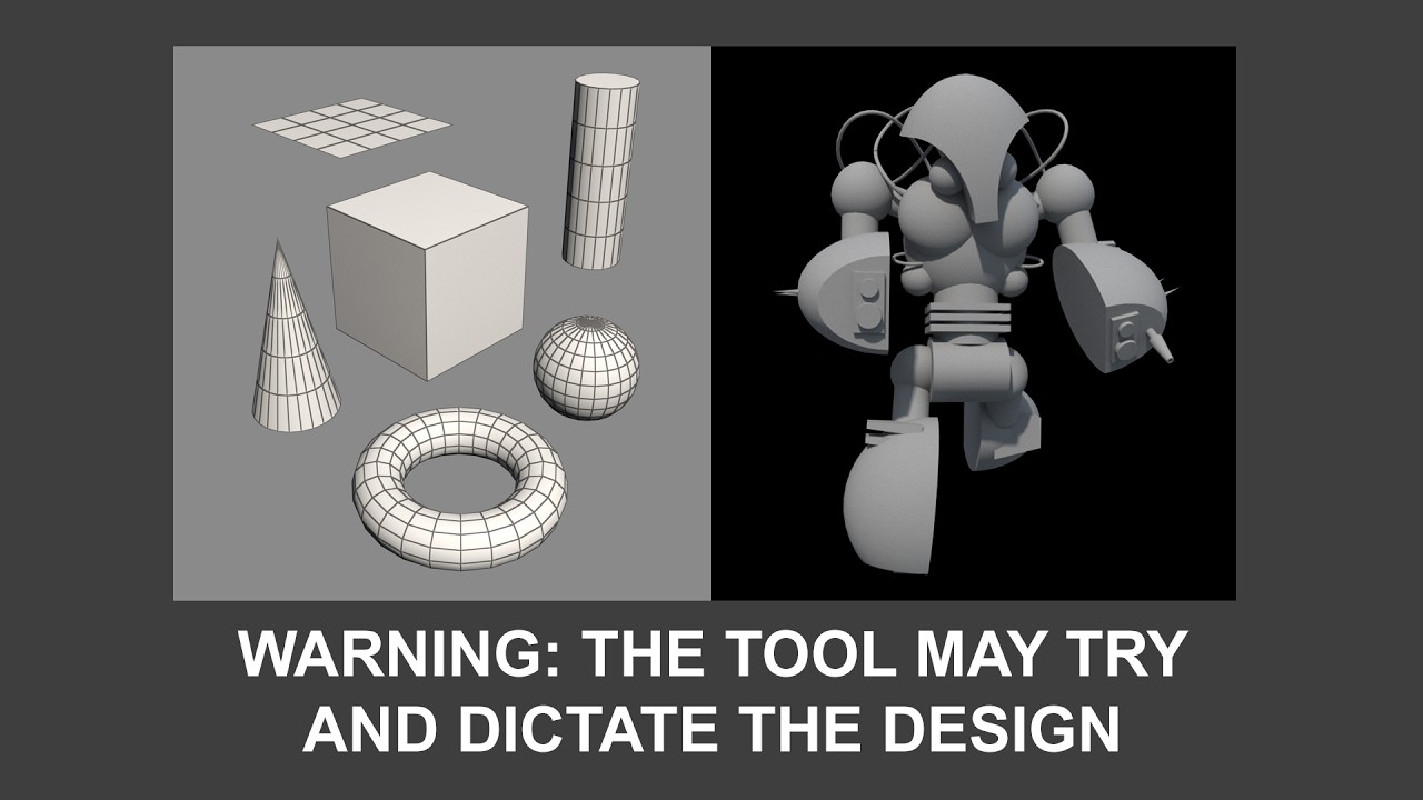 Внимание: Инструмент может попытаться продиктовать дизайн.