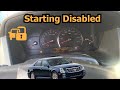 Cadilac STS Starting Disabled Problem (Reset Disable Bypass theft system) #howto