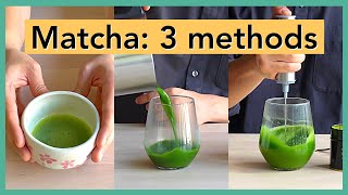 How to Make Matcha Green Tea in 3 Ways (Bamboo Whisk, Milk Frother and Without a Whisk)