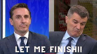 Let me finish!!! 🤯😡- Gary Neville and Roy Keane CRUSH IT over Ronaldo feud🔥