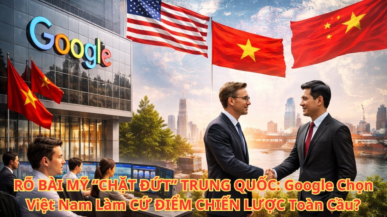 RÕ BÀI MỸ “CHẶT ĐỨT” TRUNG QUỐC Google Chọn Việt Nam Làm CỨ ĐIỂM CHIẾN LƯỢC Toàn Cầu