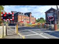 Rare Crossing! Driffield Skerne Road Level Crossing, East Riding of Yorkshire