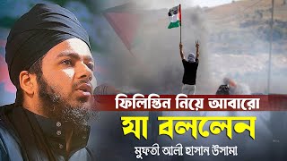 ফিলিস্তিন নিয়ে আবারো যা বললেন মুফতী আলী হাসান উসামা