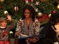AP - First dogs join first lady Michelle for hospital visit in Hawaii