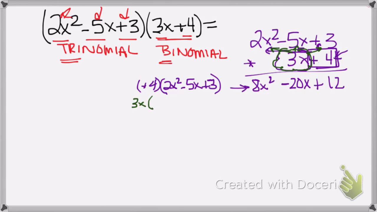 Vertical method (stacked) for multiplication YouTube