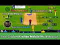 First Time Playing This Game | REAL CRICKET Krafton Mobile Gameplay | Pehli Baar Game Try Kiya |